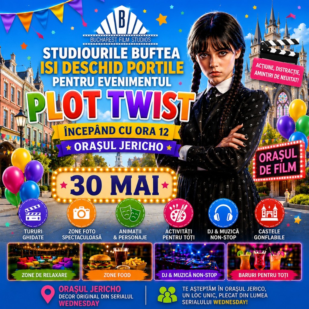 Plot Twist Capitolul 1 - Orașul de film Jericho, decor Wednesday